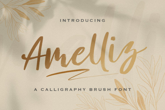 Amelliz: A Handwritten Font for Digital Design