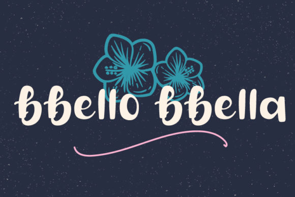 Bbello Bbella: A Handwritten Typeface for Modern Editors
