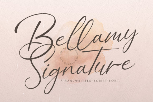 Bellamy Signature Font for Branding