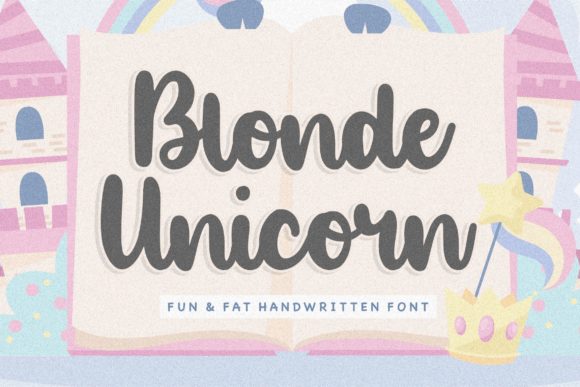 Blonde Unicorn: A Handwritten Font for Editorial Design