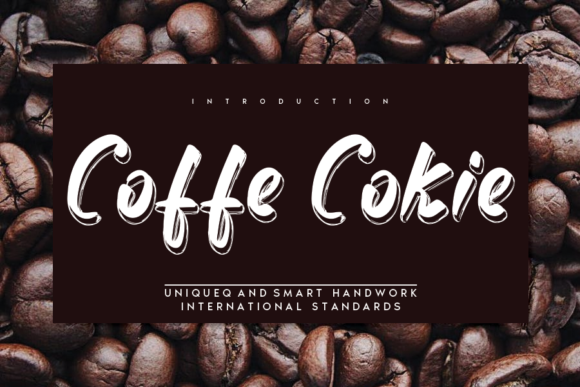 Coffe Cokie Font for Web Design