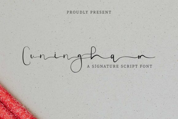 Cuningham Font: Elegant Script for Crafters