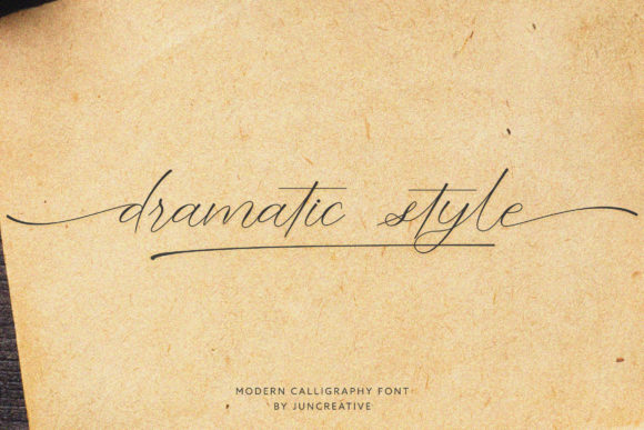 Dramatic Style Font for Web Design