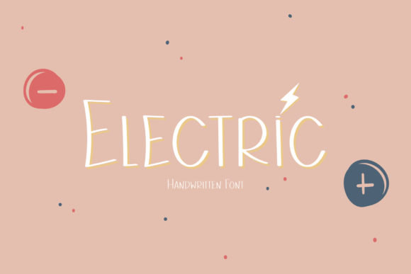 Electric Font: A Handwritten Typeface for Crafters