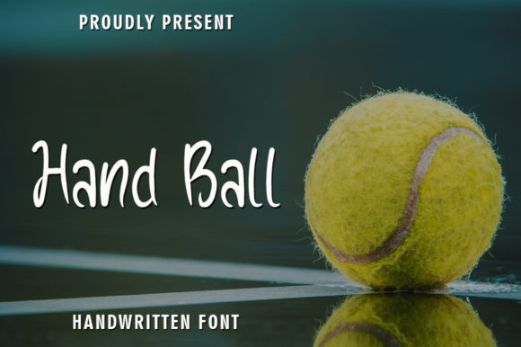 Hand Ball: A Handwritten Font for Editorial Warmth