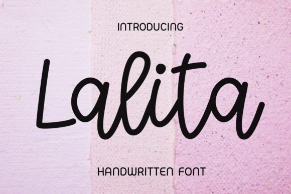 Lalita: A Handwritten Font for Modern Web Design