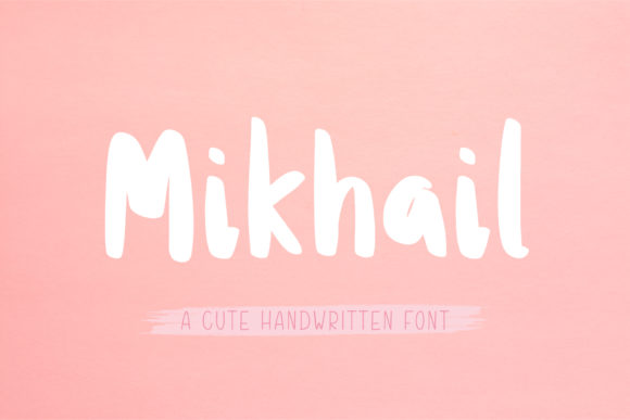 Mikhail Font: Elevating Web Design with Handwritten Charm