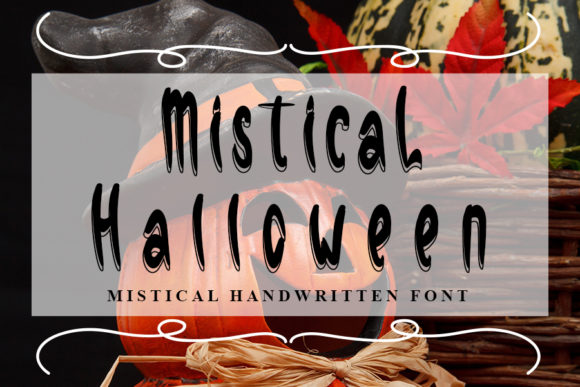 Mistical Halloween: A Friendly Script Font