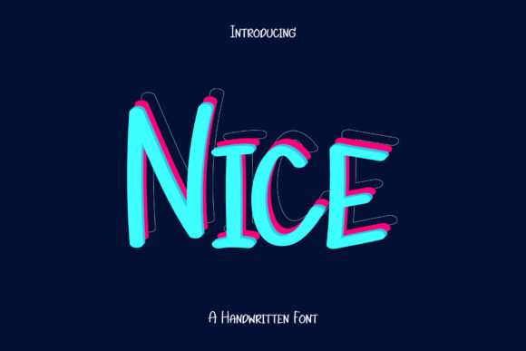Nice Font: A Friendly Typeface for Modern Branding