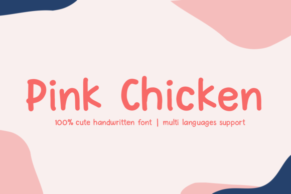 Pink Chicken: A Handwritten Typeface for Editorial Design