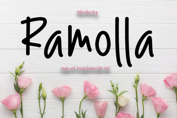 Ramolla Font: A Handwritten Typeface for Makers