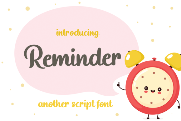 Reminder Font: A Handwritten Typeface for Editorial Warmth