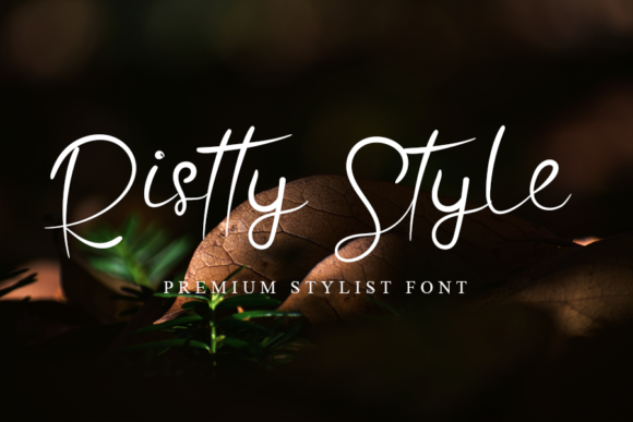 Ristty Style: A Handwritten Font for Modern Branding