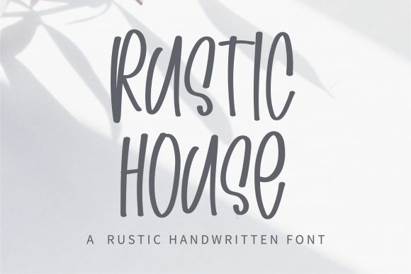 Rustic House: A Handwritten Font for Web Design