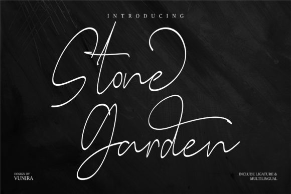 Stone Garden Font: Elevate Your Brand Visuals